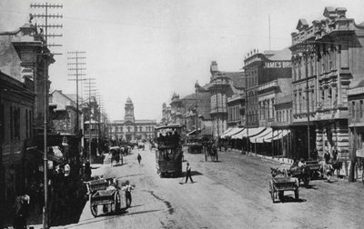 Republika Południowej Afryki: Main Street, Port Elizabeth (zdjęcie czarno-białe) autorstwa English Photographer