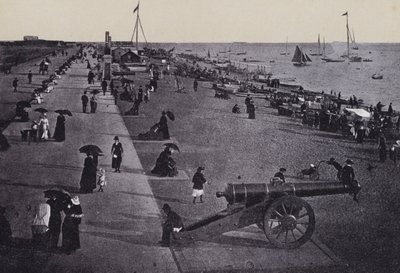 Plaża Southsea (zdjęcie czarno-białe) autorstwa English Photographer
