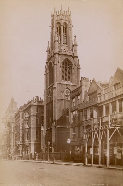 Kościół św. Dunstana, Fleet Street, Londyn autorstwa English Photographer