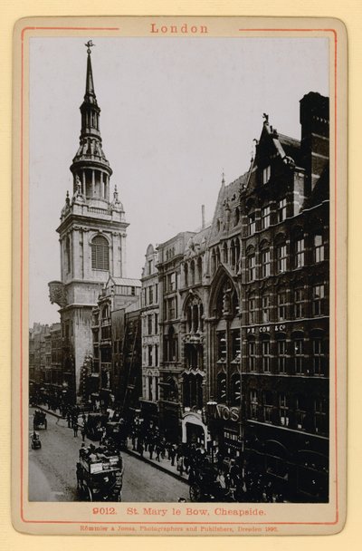 St Mary le Bow, Cheapside, Londyn autorstwa English Photographer