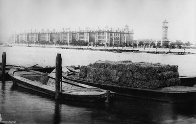 Szpital św. Tomasza, Albert Embankment, koniec XIX w. autorstwa English Photographer