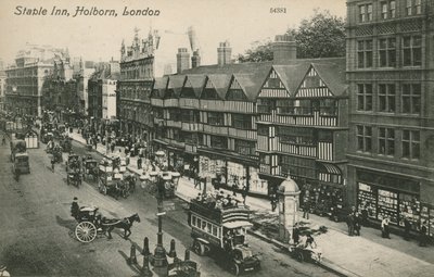 Staple Inn, Holborn, Londyn autorstwa English Photographer