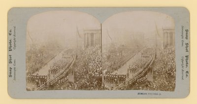 Stereoskopowy wydruk Diamentowego Jubileuszu Królowej Wiktorii, 28 czerwca 1897 r autorstwa English Photographer