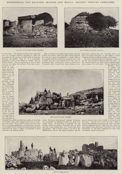 Stonehenge, Baleary i Malta, porównanie starożytnych świątyń autorstwa English Photographer