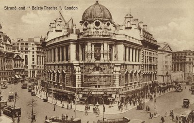 Strand and Gaiety Theatre, Londyn autorstwa English Photographer