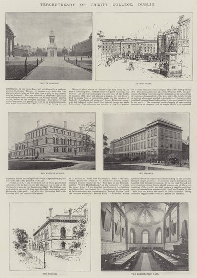 Tercentenary Trinity College, Dublin autorstwa English Photographer