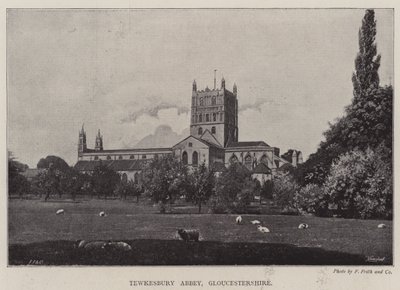 Opactwo Tewkesbury, Gloucestershire autorstwa English Photographer