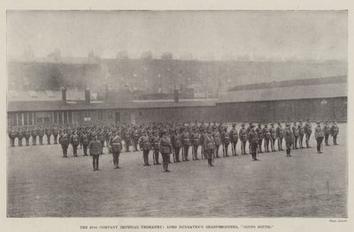 67. kompania Imperial Yeomanry, Lord Dunraven Sharpshooters, zmierza na południe autorstwa English Photographer