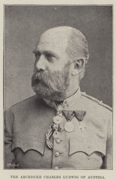 Arcyksiążę Karol Ludwig Austrii autorstwa English Photographer