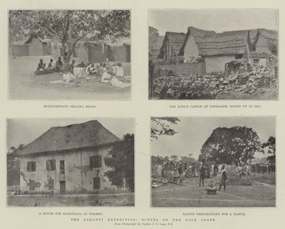 Ekspedycja Ashanti, Sceny na Złotym Wybrzeżu autorstwa English Photographer