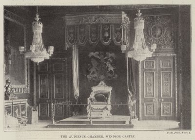 Sala audiencyjna, zamek Windsor autorstwa English Photographer