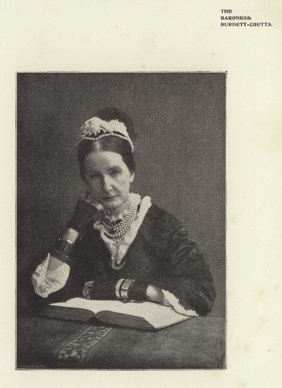 Baronowa Burdett-Coutts autorstwa English Photographer