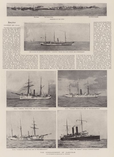 Bombardowanie Zanzibaru autorstwa English Photographer