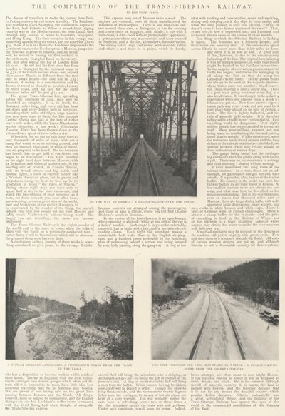 Zakończenie budowy Kolei Transsyberyjskiej autorstwa English Photographer