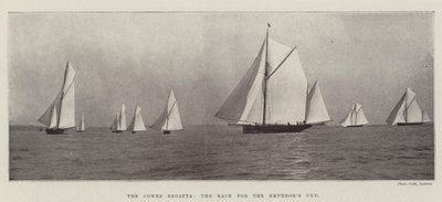Regaty Cowes, wyścig o Puchar Cesarzy autorstwa English Photographer