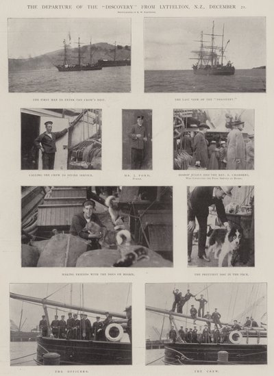Wylot odkrycia z Lyttelton w Nowej Zelandii, 21 grudnia autorstwa English Photographer