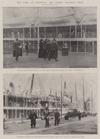 Duke of Cornwall and Yorks Colonial Tour autorstwa English Photographer