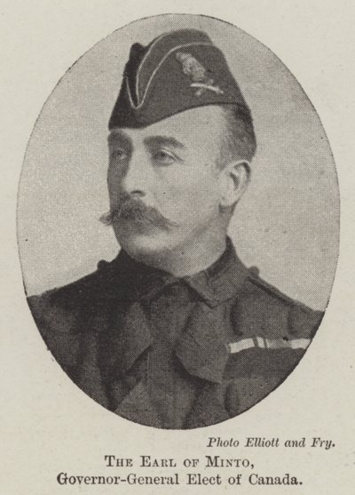 Earl of Minto, gubernator generalny-elekt Kanady autorstwa English Photographer