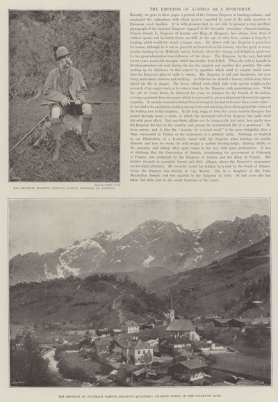 Cesarz Austrii jako sportowiec autorstwa English Photographer