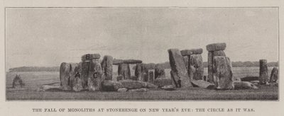 Upadek Monolitów w Stonehenge w sylwestra, Krąg jaki był autorstwa English Photographer