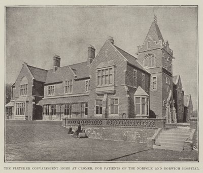 Dom rekonwalescencji Fletchera w Cromer dla pacjentów szpitala Norfolk and Norwich autorstwa English Photographer