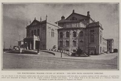 Nadchodzące cykle Wagnera w Monachium, Nowy Teatr Prinz Regenten autorstwa English Photographer