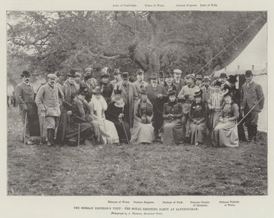 Wizyta cesarzy niemieckich, królewska strzelanina w Sandringham autorstwa English Photographer
