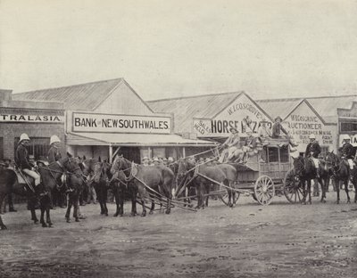 Złota eskorta, Coolgardie autorstwa English Photographer