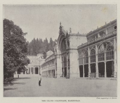 Wielka Kolumnada, Marienbad autorstwa English Photographer