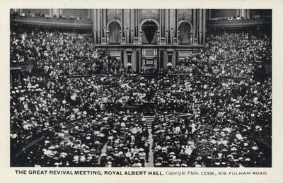 Spotkanie Wielkiego Przebudzenia, Royal Albert Hall, Londyn autorstwa English Photographer