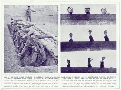 Granat ręczny z The Illustrated War News, opublikowany 22 listopada 1939 r. autorstwa English Photographer