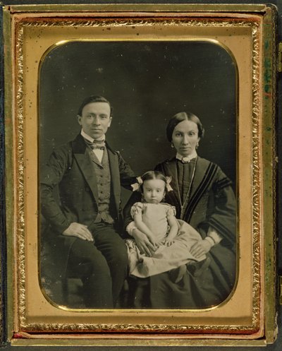 Rodzina Hiller, ok. 1850 (dagerotyp) autorstwa English Photographer