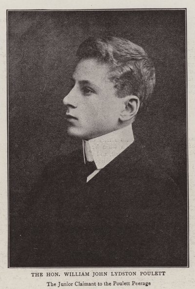 Szanowny William John Lydston Poulett autorstwa English Photographer
