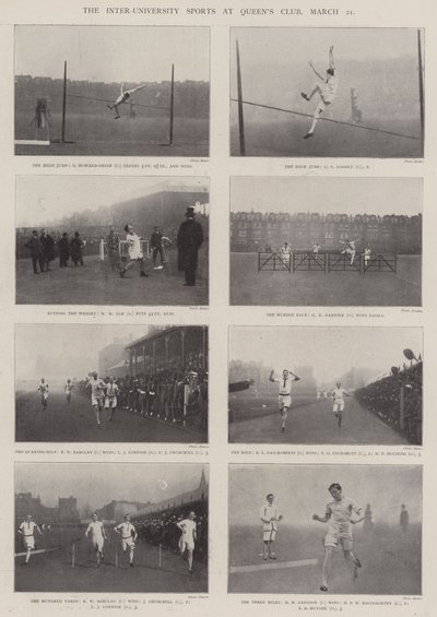 Międzyuczelniane Sporty w Queens Club, 21 marca autorstwa English Photographer