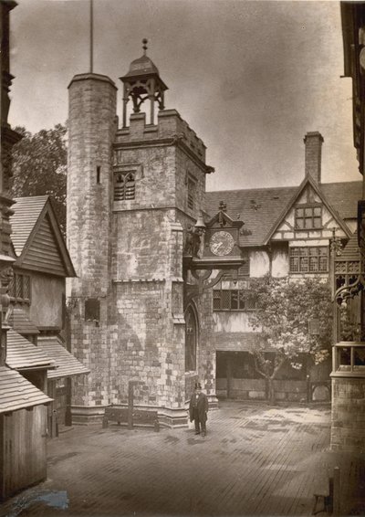 Międzynarodowa Wystawa Zdrowia w South Kensington: All-Hallows Staining i Butchers Row autorstwa English Photographer
