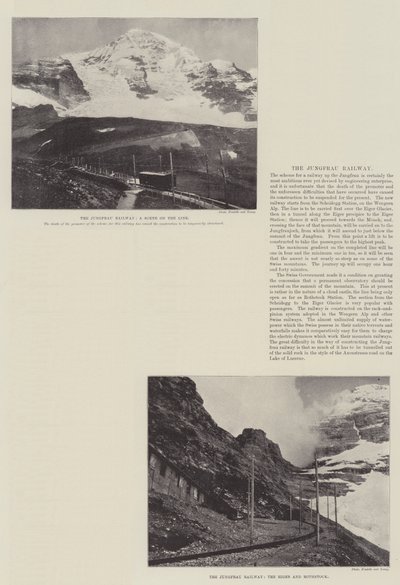 Kolej Jungfrau autorstwa English Photographer