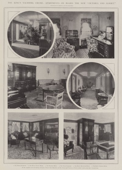 Kings Yachting Cruise, apartamenty na pokładzie New Victoria i Albert autorstwa English Photographer