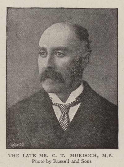 Zmarły pan C T Murdoch, MP autorstwa English Photographer