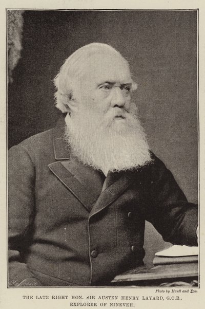 Szanowny Panie Austen Henry Layard, GCB, odkrywca Niniwy autorstwa English Photographer