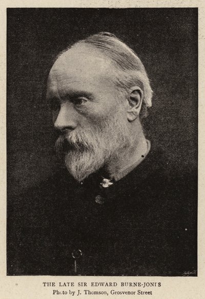 Późny Sir Edward Burne-Jonts autorstwa English Photographer