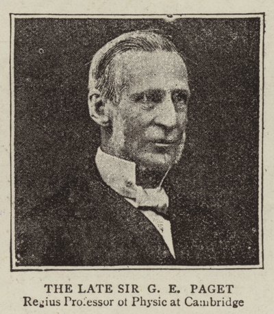 Późny Sir G E Paget autorstwa English Photographer