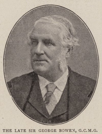 Późny Sir George Bowen, GCMG autorstwa English Photographer