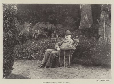 Najnowszy portret pana Gladstone autorstwa English Photographer