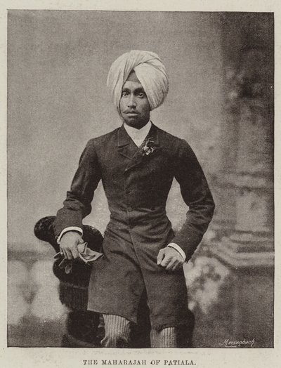 Maharadża z Patiala autorstwa English Photographer