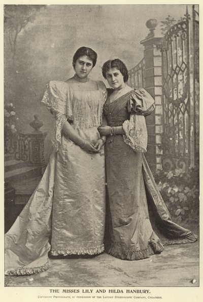Panny Lily i Hilda Hanbury autorstwa English Photographer