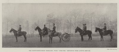 Montgomeryshire Yeomanry, z Pom-Pom, wrócił z Active Service autorstwa English Photographer