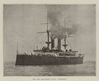 Nowy pancernik, HMS Revenge autorstwa English Photographer