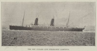 Nowa Kampania parowiec linii Cunard Line autorstwa English Photographer
