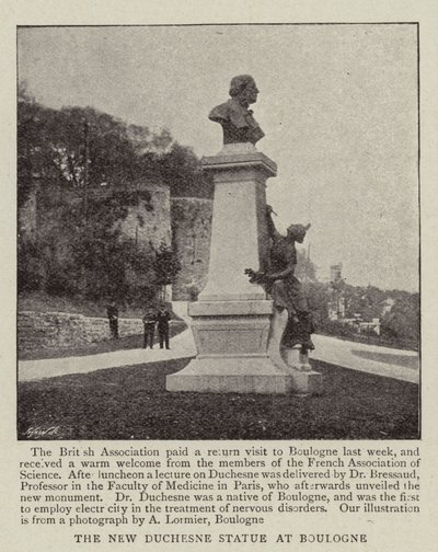 Nowa statua Duchesne w Boulogne autorstwa English Photographer