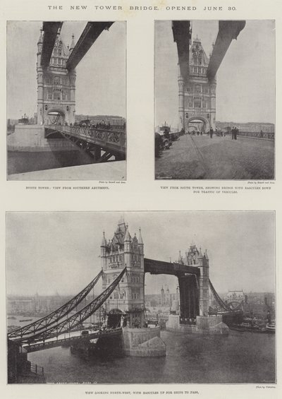 Nowy most Tower Bridge, otwarty 30 czerwca autorstwa English Photographer
